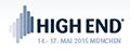 Das Logo der Hifi-Messe High End 2015